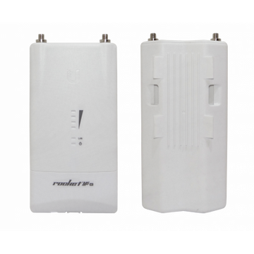Rocket Ubiquiti 5,1-5,9GHz PTP/PTMP 1-1000 2-RPSMA inc-PoE24 27dBm 20-26VDC - R5AC-LITE